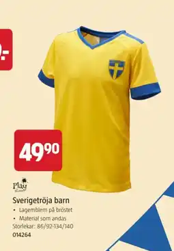 Jula Sverigetröja barn erbjuda