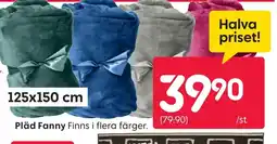 Rusta Pläd Fanny erbjuda