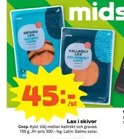 Stora Coop Lax i skivor erbjuda