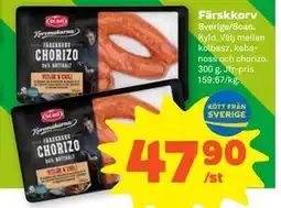 Stora Coop Färskkorv erbjuda