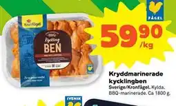 Stora Coop Kryddmarinerade kycklingben erbjuda