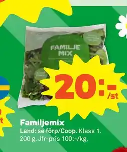 Stora Coop Familjemix erbjuda