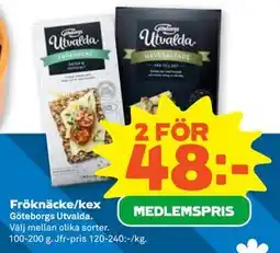 Stora Coop Fröknäcke/kex, Medlemspris erbjuda