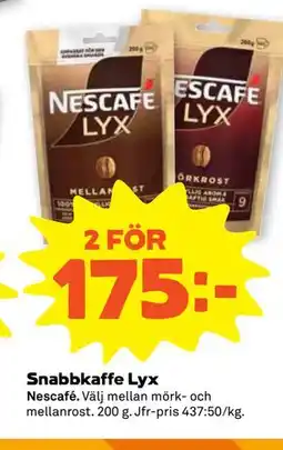 Stora Coop Snabbkaffe Lyx erbjuda
