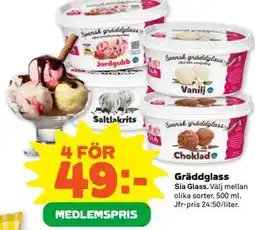 Stora Coop Gräddglass, Medlemspris erbjuda