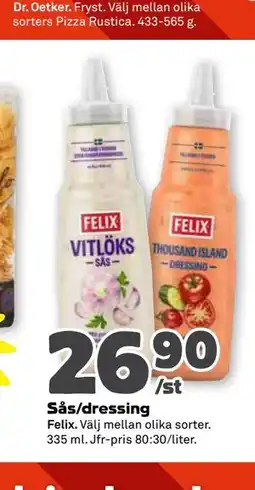 Stora Coop Sås/dressing erbjuda