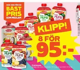 Stora Coop Fruktmums erbjuda