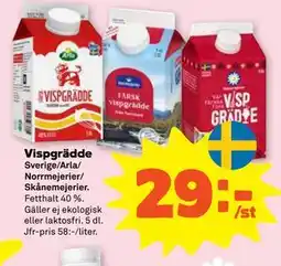 Stora Coop Vispgrädde erbjuda