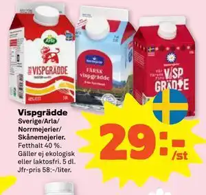 Stora Coop Vispgrädde erbjuda