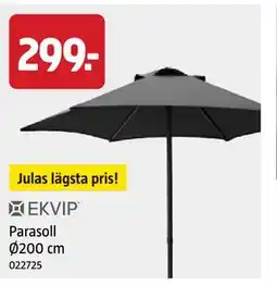 Jula Parasoll Ø200 cm erbjuda