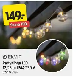 Jula Partyslinga LED 12,25 m IP44 230 V erbjuda