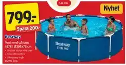 Jula Pool med stålram 4678 l Ø305x76 cm erbjuda