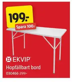 Jula Hopfällbart bord erbjuda