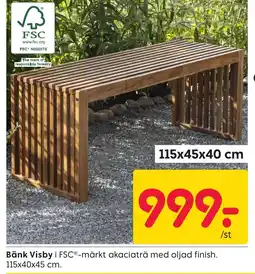 Rusta Bänk Visby erbjuda