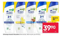 Rusta Schampo Head & Shoulders erbjuda
