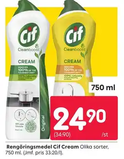 Rusta Rengöringsmedel Cif Cream erbjuda