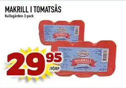 Prisma Mat Kullagården Makrill i tomatsås erbjuda