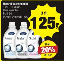 Calle Neutral Vaskemiddel erbjuda
