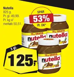 Calle Nutella erbjuda