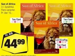 Calle Sun of Africa erbjuda