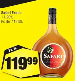 Calle Safari Exotic erbjuda