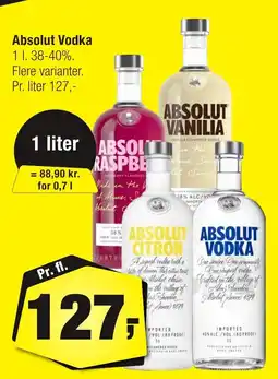 Calle Absolut Vodka erbjuda