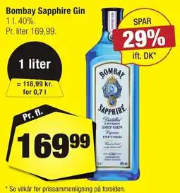 Calle Bombay Sapphire Gin erbjuda
