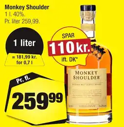 Calle Monkey Shoulder erbjuda