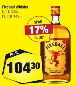 Calle Fireball Whisky erbjuda