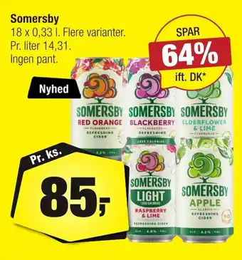 Calle Somersby erbjuda