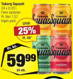 Calle Tuborg Squash erbjuda