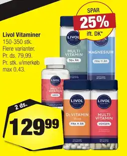Calle Livol Vitaminer erbjuda