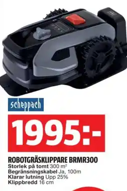 Bauhaus Robotgräsklippare BRMR300 erbjuda