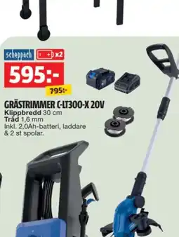 Bauhaus GRÄSTRIMMER C-LT300-X 20V erbjuda