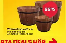Byggmax Whiskeytunna ø37 cm, ø46 cm, ø55 cm erbjuda