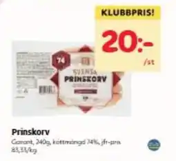 Hemköp Prinskorv erbjuda
