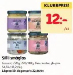 Hemköp Sill i smȧglas erbjuda