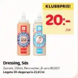 Hemköp Dressing, Sȧs erbjuda