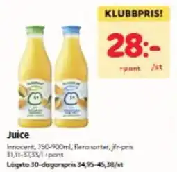 Hemköp Juice erbjuda