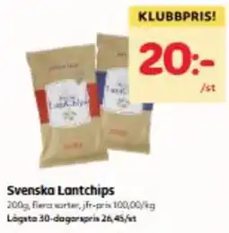 Hemköp Svenska Lantchips erbjuda