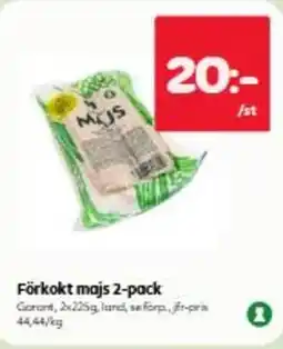 Hemköp Förkokt majs 2-pack erbjuda