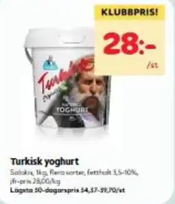 Hemköp Turkisk yoghurt erbjuda