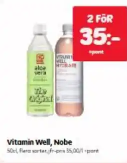 Hemköp Vitamin Well, Nobe erbjuda