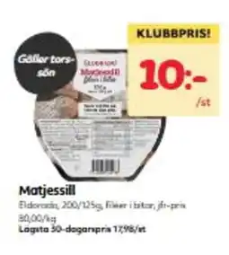 Hemköp Matjessill erbjuda