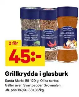 City Gross Grillkrydda i glasburk erbjuda
