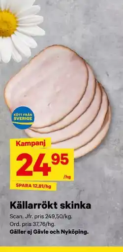 City Gross Källarrökt skinka erbjuda