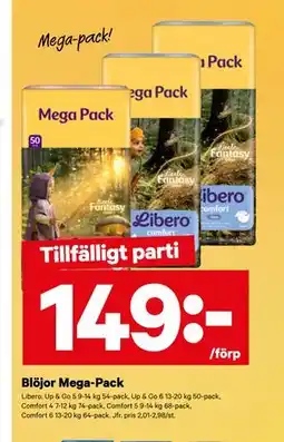 City Gross Blöjor Mega-Pack erbjuda