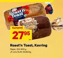 City Gross Roast’n Toast, Kavring erbjuda