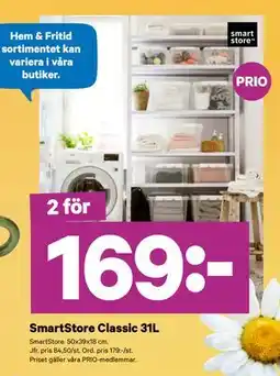 City Gross SmartStore Classic 31L, Pris i appen erbjuda