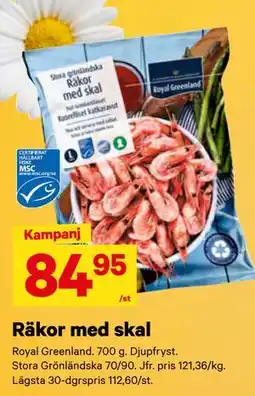 City Gross Räkor med skal erbjuda